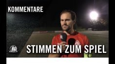 Die Stimmen zum Spiel I Eimsbütteler TV – TSV Sasel II (11. Spieltag, Bezirksliga Nord)