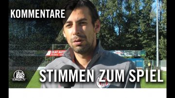 Die Stimmen zum Spiel I FC St. Pauli II – VfB Lübeck (10. Spieltag, Regionalliga Nord)