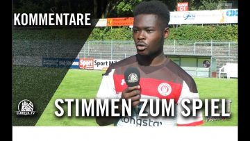 Die Stimmen zum Spiel I FC St. Pauli II – SV Drochtersen/Assel (6. Spieltag, Regionalliga Nord)