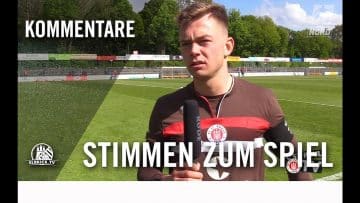 Die Stimmen zum Spiel I FC St. Pauli – FC Eintracht Norderstedt (32. Spieltag, Regionalliga Nord)