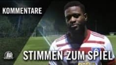 Die Stimmen zum Spiel I Hamburger SV III  – Niendorfer TSV II (10. Spieltag, Landesliga Hammonia)