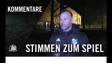Die Stimmen zum Spiel I Niendorfer TSV – FC Süderelbe (23. Spieltag-Oberliga Hamburg)
