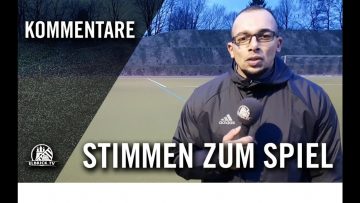 Die Stimmen zum Spiel I Niendorfer TSV U15 – Hamburger SV U15 (13. Spieltag C-Regionalliga Nord)