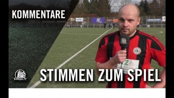 Die Stimmen zum Spiel I TuS Berne II – SC Poppenbüttel (21. Spieltag, Kreisliga 6)