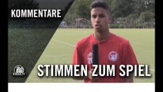 Die Stimmen zum Spiel | Inter 2000 – SC Vorwärts-Wacker 04 Billstedt (7. Spieltag, Landesliga Hansa)