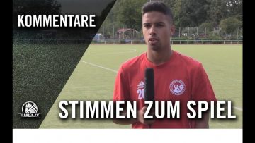 Die Stimmen zum Spiel | Inter 2000 – SC Vorwärts-Wacker 04 Billstedt (7. Spieltag, Landesliga Hansa)