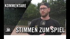 Die Stimmen zum Spiel | Inter Eidelstedt – Juventude do Minho (2. Spieltag, Bezirksliga Süd)