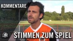Die Stimmen zum Spiel (JFC Berlin – BFC Dynamo, U17 B-Junioren, Landesliga, Staffel 2)