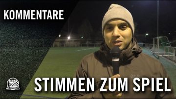 Die Stimmen zum Spiel (JSG Zeilsheim/Hofheim – SG Nassau Diedenbergen, U19 A-Junioren, Kreisliga A)