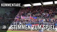 Die Stimmen zum Spiel (KFC Uerdingen 05 – MSV Duisburg, 3. Runde, Niederrheinpokal 2016/2017)