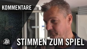 Die Stimmen zum Spiel | KFC Uerdingen 05 – Wuppertaler SV (Finale, Niederrheinpokal)