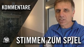 Die Stimmen zum Spiel (Kickers Offenbach – SG Rosenhöhe, U17 B-Junioren, Hessenliga) | MAINKICK.TV