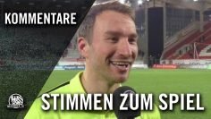 Die Stimmen zum Spiel (Kickers Offenbach – KSV Hessen Kassel, Halbfinale, Hessenpokal 2016)