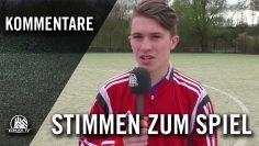 Die Stimmen zum Spiel (Klub Kosova – SV Halstenbek-Rellingen, Oberliga Hamburg) | ELBKICK.TV