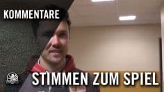 Die Stimmen zum Spiel (Köpenicker SC – 1. FC Union Berlin, U17 B-Junioren, Viertelfinale, Pokal)
