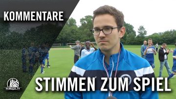Die Stimmen zum Spiel (Kummerfelder SV – USC Paloma, U15 B-Junioren, Oberliga)