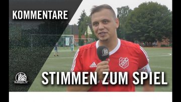 Die Stimmen zum Spiel l Düneberger SV – FC Voran Ohe (1. Runde, Pokal)