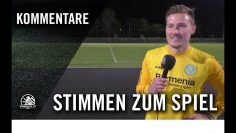 Die Stimmen zum Spiel l SC Charlottenburg – SC Gatow (22. Spieltag, Landesliga, Staffel 2)