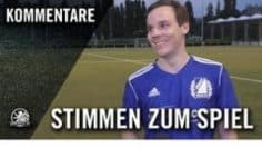 Die Stimmen zum Spiel l SV Empor Berlin – BFC Preussen (29. Spieltag, Berlin-Liga)