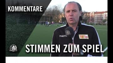 Die Stimmen zum Spiel l SV Empor Berlin U17 – 1. FC Union Berlin U17 (Halbfinale, Pokal)