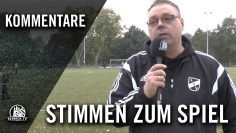 Die Stimmen zum Spiel (Lauenburger SV – FC Lauenburg – Kreisliga 3) | ELBKICK.TV