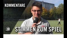 Die Stimmen zum Spiel | Lichtenberg 47 – Türkiyemspor (6. Spieltag, Frauen Berlin-Liga)