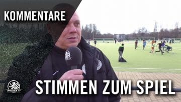 Die Stimmen zum Spiel (Mariendorfer SV – Berliner SC, Berliner Pokal, Achtelfinale) | SPREEKICK.TV