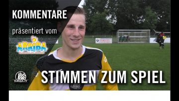 Die Stimmen zum Spiel | Meiendorfer SV – TuS Dassendorf (Pokal) | Präsentiert vom ARRIBA Erlebnisbad