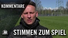Die Stimmen zum Spiel (Meiendorfer SV – SC Vorwärts-Wacker 04 Billstedt, Landesliga Hansa)