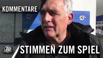 Die Stimmen zum Spiel (MSV Duisburg – Rot-Weiss Essen, U17 B-Junioren, Bundesliga West)