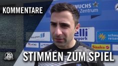 Die Stimmen zum Spiel (MSV Duisburg – RW Oberhausen, U19 A-Junioren, Bundesliga West) | RUHRKICK.TV