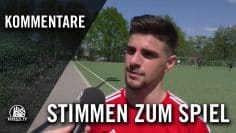 Die Stimmen zum Spiel (Niendorfer TSV – Rahlstedter SC, U19 A-Junioren, Regionalliga Nord)