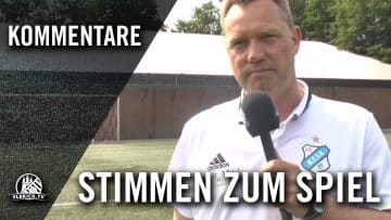 Die Stimmen zum Spiel (Niendorfer TSV II – SC Sternschanze II, Finale, Pokal der 2. Herren 15/16) |