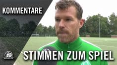 Die Stimmen zum Spiel (Niendorfer TSV – SV Werder Bremen, U17 B-Junioren, Bundesliga Nord/Nordost)