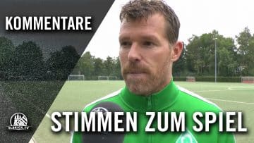 Die Stimmen zum Spiel (Niendorfer TSV – SV Werder Bremen, U17 B-Junioren, Bundesliga Nord/Nordost)