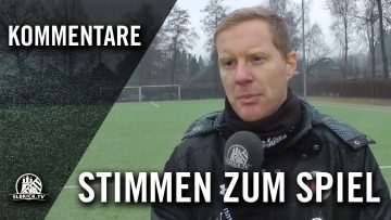 Die Stimmen zum Spiel (Niendorfer TSV – FC St. Pauli, U17 B-Junioren, Bundesliga Nord/Nordost)