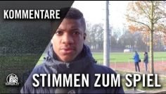 Die Stimmen zum Spiel (Niendorfer TSV – Hertha BSC, U17 B-Junioren, Bundesliga Nord/Nordost)