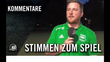 Die Stimmen zum Spiel | Nippes GW II – Nippes 78 (1. Spieltag, Kreisliga C, Staffel 1)