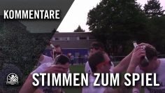 Die Stimmen zum Spiel (NK Zagreb – VfR Sölde, Kreisliga A2, Dortmund) | RUHRKICK.TV