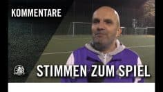 Die Stimmen zum Spiel | Nordberliner SC U17 – SV Tasmania Berlin U17 (3. Runde, Pokal)