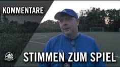 Die Stimmen zum Spiel (Nordberliner SC – Berliner AK 07, U19 A-Junioren, Verbandsliga)