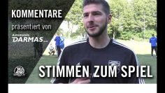 Die Stimmen zum Spiel | Obercastrop – Berleburg (Westfalenpokal) | Präsentiert von Automobile Darmas