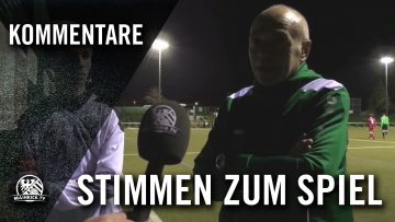 Die Stimmen zum Spiel (Oberursel – Rosenhöhe II, U15 C-Junioren, GL Frankfurt)| MAINKICK.TV