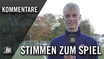 Die Stimmen zum Spiel | Rahlstedter SC U17 – SC Condor U16 (Testspiel)