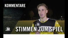 Die Stimmen zum Spiel | Rahlstedter SC – Meiendorfer SV (17. Spieltag, Landesliga Hansa)