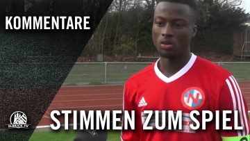 Die Stimmen zum Spiel (Rahlstedter SC – Eintracht Norderstedt, U19 A-Junioren, Regionalliga Nord)