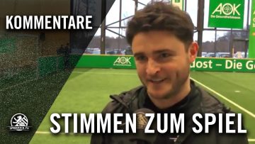 Die Stimmen zum Spiel (RB Leipzig – VfB Stuttgart, U12 D-Junioren, Finale, AOK-Juniorenmasters 2017)