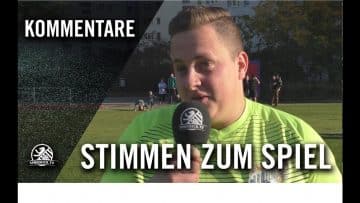 Die Stimmen zum Spiel | RBC Berlin – Berliner SC (2. Runde, Landespokal)