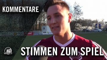 Die Stimmen zum Spiel (Rot-Gelb Wesseling – SV Blau-Weiss Kerpen, Kreisliga A, Staffel 1, Kr. Köln)