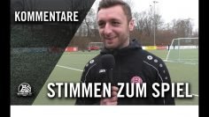 Die Stimmen zum Spiel | Rot-Weiss Essen U19 – Wuppertaler SV U19 (19. Spieltag, A-Nierderrheinliga)